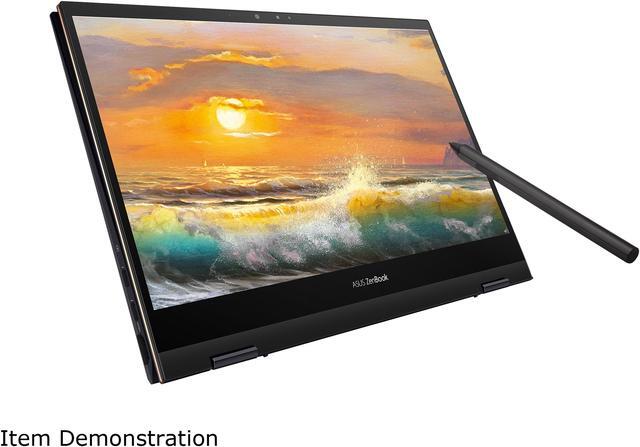 Alt view image 7 of 11 - ASUS ZenBook Flip S 13 Ultra Slim Laptop, 13.3" 4K UHD OLED Touch Display, Intel Evo, Intel Core i7-1165G7 CPU, Intel Iris Xe, 16 GB RAM, 1 TB SSD, Thunderbolt 4, TPM, Windows 10 Pro, Jade Black, UX371EA-XH77T