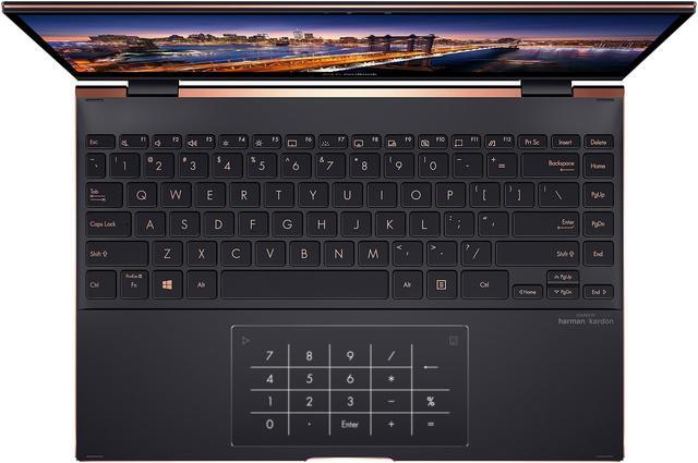 Alt view image 8 of 11 - ASUS ZenBook Flip S 13 Ultra Slim Laptop, 13.3" 4K UHD OLED Touch Display, Intel Evo, Intel Core i7-1165G7 CPU, Intel Iris Xe, 16 GB RAM, 1 TB SSD, Thunderbolt 4, TPM, Windows 10 Pro, Jade Black, UX371EA-XH77T