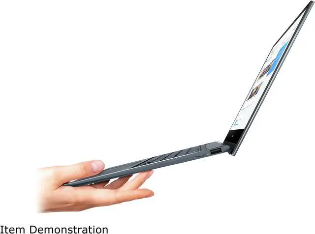Alt view image 5 of 7 - ASUS ZenBook Flip 13 Ultra Slim Convertible Laptop, 13.3" OLED FHD Touch Display, Intel Core i7-1165G7 Processor, Intel Iris Xe Graphics, 16 GB RAM, 512 GB SSD, Windows 10 Pro, Pine Grey, UX363EA-XH71T