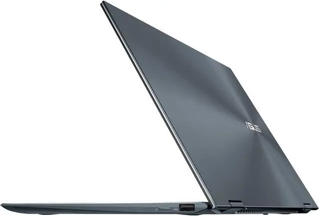 Alt view image 3 of 7 - ASUS ZenBook Flip 13 Ultra Slim Convertible Laptop, 13.3" OLED FHD Touch Display, Intel Core i7-1165G7 Processor, Intel Iris Xe Graphics, 16 GB RAM, 512 GB SSD, Windows 10 Pro, Pine Grey, UX363EA-XH71T