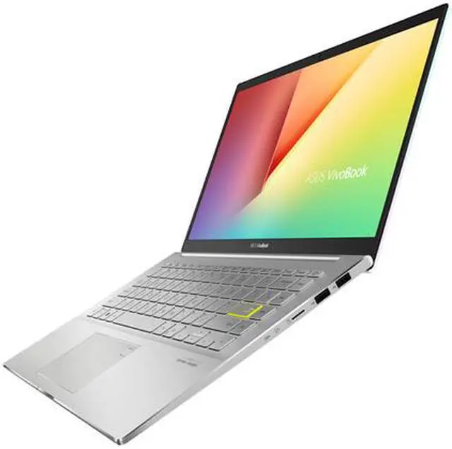 Alt view image 6 of 10 - ASUS VivoBook S14 S433 Thin and Light Laptop, 14" FHD Display, Intel Core i5-1135G7 CPU, 8 GB DDR4 RAM, 512 GB PCIe SSD, Thunderbolt 3, Wi-Fi 6, Windows 10 Home, Dreamy White, S433EA-DH51-WH