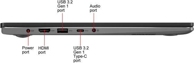 Alt view image 9 of 10 - ASUS VivoBook S15 S533 Thin and Light Laptop, 15.6" FHD Display, Intel Core i5-1135G7 Processor, 8 GB DDR4 RAM, 512 GB PCIe SSD, Wi-Fi 6, Windows 10 Home, Indie Black, S533EA-DH51
