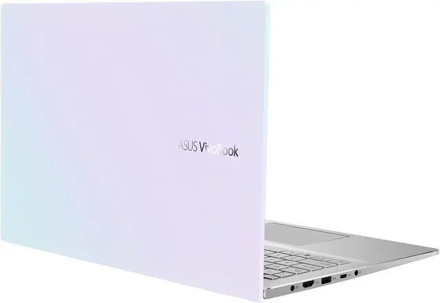 Alt view image 12 of 13 - ASUS VivoBook S15 S533 Thin and Light Laptop, 15.6" FHD Display, Intel Core i7-1165G7 CPU, 16 GB DDR4 RAM, 512 GB PCIe SSD, Fingerprint Reader, Wi-Fi 6, Windows 10 Home, Dreamy White, S533EA-DH74-WH