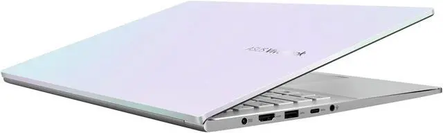 Alt view image 13 of 13 - ASUS VivoBook S15 S533 Thin and Light Laptop, 15.6" FHD Display, Intel Core i7-1165G7 CPU, 16 GB DDR4 RAM, 512 GB PCIe SSD, Fingerprint Reader, Wi-Fi 6, Windows 10 Home, Dreamy White, S533EA-DH74-WH