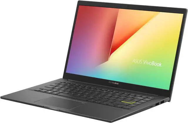 Alt view image 3 of 12 - ASUS VivoBook 14 K413 Thin and Light Laptop, 14" FHD, Intel i5-1135G7 CPU, NVIDIA GeForce MX350, 8 GB DDR4 RAM, 512 GB PCIe SSD, Windows 10 Home, K413EQ-PH55, Indie Black