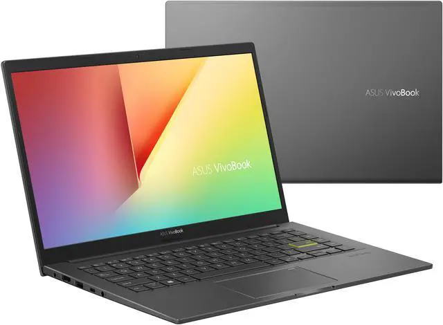 Alt view image 12 of 12 - ASUS VivoBook 14 K413 Thin and Light Laptop, 14" FHD, Intel i5-1135G7 CPU, NVIDIA GeForce MX350, 8 GB DDR4 RAM, 512 GB PCIe SSD, Windows 10 Home, K413EQ-PH55, Indie Black