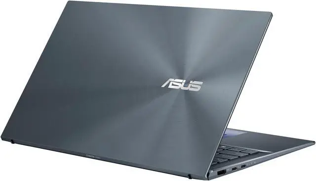 Alt view image 9 of 11 - ASUS ZenBook 14 Ultra-Slim Laptop 14" FHD NanoEdge Bezel Display, Intel Core i7-1165G7, NVIDIA MX450, 16 GB RAM, 512 GB SSD, ScreenPad 2.0, Thunderbolt 4, Windows 10 Pro, Pine Grey, UX435EG-XH74