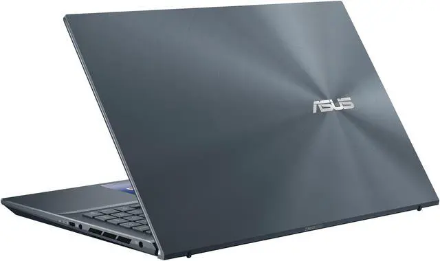 Alt view image 11 of 12 - ASUS ZenBook 15 Ultra-Slim Laptop 15.6" FHD NanoEdge Bezel Touch Display, Intel Core i7-10750H, GeForce GTX 1650 Ti, 16GB RAM, 1TB PCIe SSD, Innovative ScreenPad 2.0, Thunderbolt 3, Windows 10 Pro, Pine Grey, UX535LI-XH77T