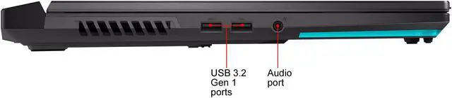 Alt view image 5 of 10 - ASUS ROG Strix G17 (2021) Gaming Laptop, 17.3" 300Hz IPS Type FHD, NVIDIA GeForce RTX 3070 Laptop GPU 8 GB GDDR6, AMD Ryzen 9 5900HX, 16GB DDR4, 1TB PCIe NVMe SSD, RGB Keyboard, Windows 10, G713QR-ES96
