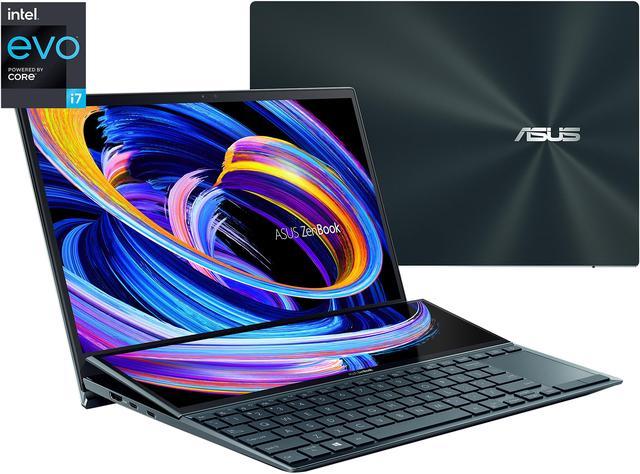 ASUS ZenBook Duo 14 UX482 14 FHD NanoEdge Touch Display, Intel Evo, Intel  Core i7-1165G7 CPU, 8GB RAM, 512GB PCIe SSD, Innovative ScreenPad Plus,  Windows 10 Home, Celestial Blue, UX482EA-DS71T 