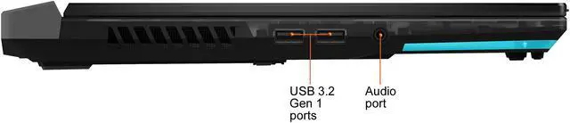 Alt view image 10 of 17 - ASUS ROG Strix Scar 15 (2021) Gaming Laptop, 15.6" 165Hz IPS QHD, NVIDIA GeForce RTX 3080 Laptop GPU 16GB GDDR6 , AMD Ryzen 9 5900HX, 32GB DDR4, 1TB SSD, Opti-Mechanical Per-Key RGB Keyboard, Windows 10 Pro, G533QS-XS98Q