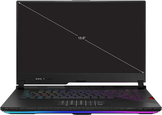 Alt view image 2 of 17 - ASUS ROG Strix Scar 15 (2021) Gaming Laptop, 15.6" 165Hz IPS QHD, NVIDIA GeForce RTX 3080 Laptop GPU 16GB GDDR6 , AMD Ryzen 9 5900HX, 32GB DDR4, 1TB SSD, Opti-Mechanical Per-Key RGB Keyboard, Windows 10 Pro, G533QS-XS98Q