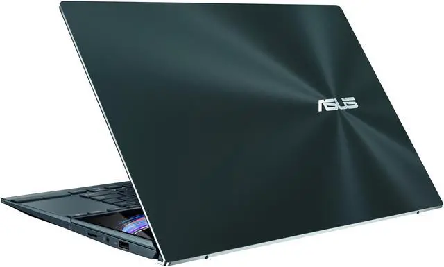 Alt view image 10 of 12 - ASUS ZenBook Duo 14 UX482 14" FHD NanoEdge Touch Display, Core i7-1165G7, GeForce MX450, 16GB RAM, 1TB SSD, Innovative ScreenPad Plus, Windows 10 Pro, Celestial Blue, UX482EG-XS74T