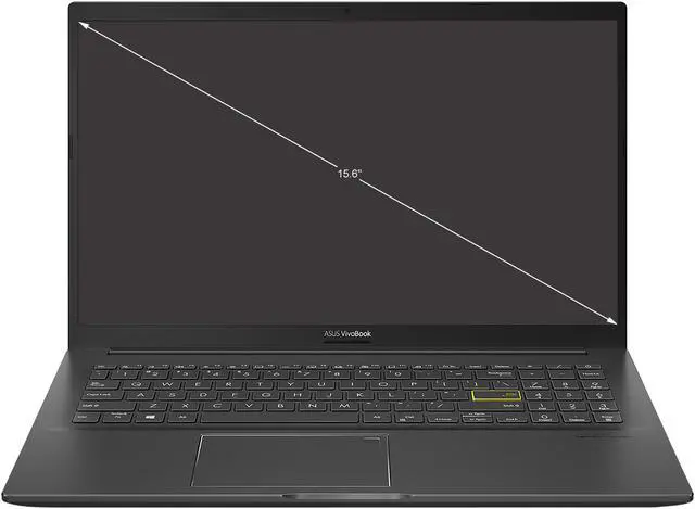 Alt view image 2 of 10 - ASUS VivoBook 15 S513 Thin and Light Laptop, 15.6" FHD Display, AMD Ryzen 7 5700U Processor, Radeon Graphics, 8GB DDR4 RAM, 1TB PCIe SSD, Fingerprint, Windows 10 Home, Indie Black, S513UA-DS74