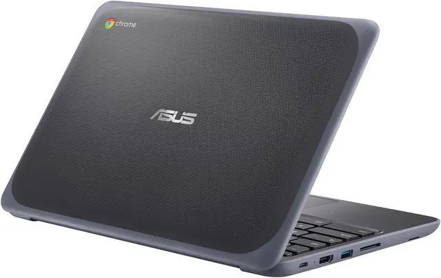 Alt view image 3 of 3 - ASUS Grade A+ Chromebook, Ruggedized and Spill Resistant Design, C202S Intel Celeron N3060 (1.60 GHz) 4 GB Memory 16 GB eMMC 11.6" Chrome OS