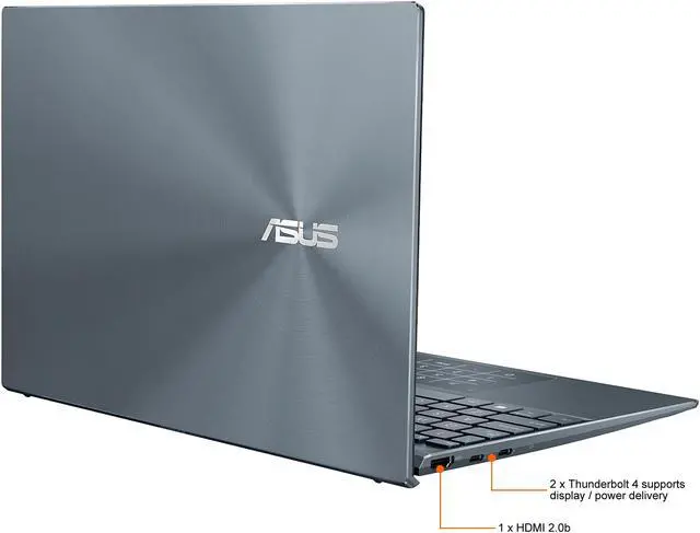 Alt view image 9 of 11 - ASUS Laptop ZenBook 13 Intel Core i7-1165G7 8 GB LPDDR4X Memory 512 GB PCIe SSD Intel Iris Xe Graphics 13.3" Non-Touch Screen Windows 10 Home 64-bit UX325EA-ES71