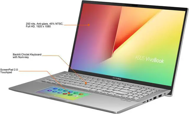Alt view image 4 of 19 - ASUS Laptop VivoBook S Intel Core i7-1165G7 16GB Memory 1 TB PCIe SSD NVIDIA GeForce MX350 15.6" Non-Touch Screen Windows 10 Home 64-bit S532EQ-DS79