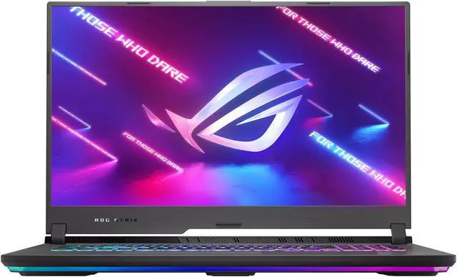 Alt view image 5 of 18 - ASUS ROG Strix G17 (2021) Gaming Laptop, 17.3" 144 Hz IPS, NVIDIA GeForce RTX 3060 Laptop GPU, AMD Ryzen 9 5900HX, 16 GB DDR4, 512 GB PCIe NVMe SSD, RGB Keyboard, Windows 10, G713QM-ES94
