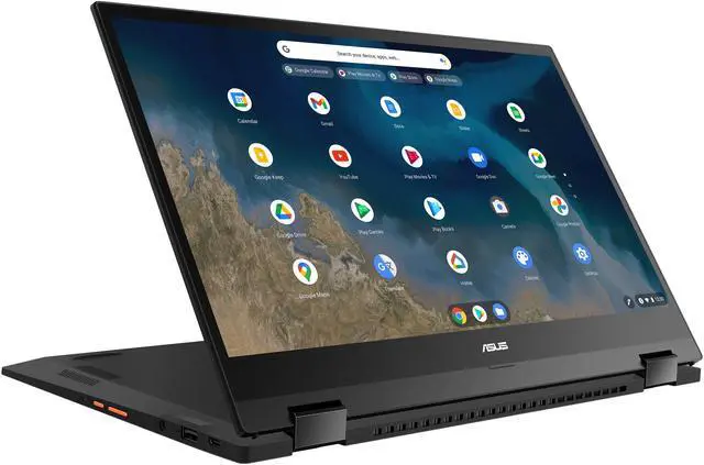Alt view image 6 of 20 - ASUS Chromebook Flip CM5500FDA-DS344T Chromebook AMD Ryzen 3 3000 Series 3250U (2.60 GHz) 4 GB Memory 64 GB eMMC 15.6" Touchscreen Chrome OS