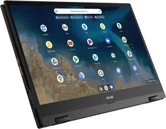 Alt view image 10 of 20 - ASUS Chromebook Flip CM5500FDA-DS344T Chromebook AMD Ryzen 3 3000 Series 3250U (2.60 GHz) 4 GB Memory 64 GB eMMC 15.6" Touchscreen Chrome OS