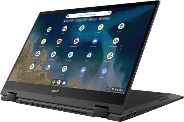 Alt view image 5 of 20 - ASUS Chromebook Flip CM5500FDA-DS344T Chromebook AMD Ryzen 3 3000 Series 3250U (2.60 GHz) 4 GB Memory 64 GB eMMC 15.6" Touchscreen Chrome OS