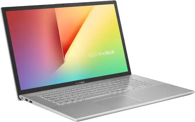Alt view image 5 of 17 - ASUS VivoBook S17 S712 Thin and Light 17.3" FHD Display, AMD Ryzen 5 5500U CPU, 8 GB DDR4 RAM, 128 GB PCIe NVMe SSD + 1 TB HDD, Windows 10 Home, Transparent Silver, S712UA-DS54