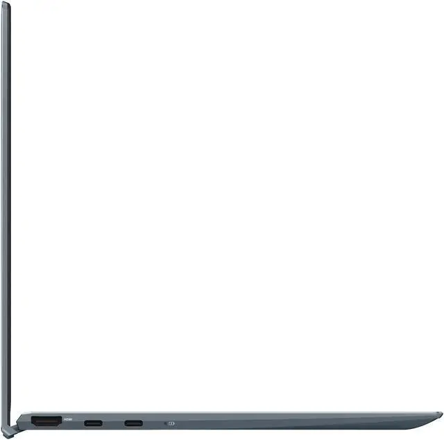 Alt view image 13 of 20 - ASUS ZenBook 13 Ultra-Slim Laptop, 13.3" OLED FHD NanoEdge Bezel Display, AMD Ryzen 7 5700U, 8GB LPDDR4X RAM, 512GB PCIe SSD, NumberPad, Wi-Fi 5, Windows 10 Home, Pine Grey, UM325UA-DS71