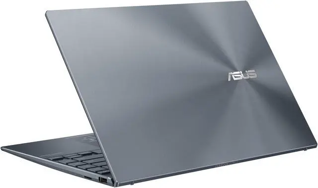 Alt view image 16 of 20 - ASUS ZenBook 13 Ultra-Slim Laptop, 13.3" OLED FHD NanoEdge Bezel Display, AMD Ryzen 7 5700U, 8GB LPDDR4X RAM, 512GB PCIe SSD, NumberPad, Wi-Fi 5, Windows 10 Home, Pine Grey, UM325UA-DS71