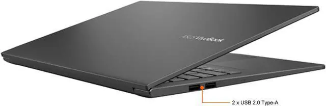 Alt view image 10 of 11 - ASUS Laptop VivoBook K513EA-QB52-CB Intel Core i5 11th Gen 1135G7 (2.40 GHz) 8 GB Memory 512 GB PCIe SSD Intel Iris Xe Graphics 15.6" Windows 10 Home 64-bit