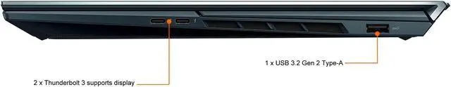 Alt view image 14 of 18 - ASUS ZenBook Pro Duo 15 OLED UX582 Laptop, 15.6" OLED 4K UHD Touch Display, Intel Core i9-10980HK, 32GB RAM, 1TB SSD, GeForce RTX 3070, ScreenPad Plus, Windows 10 Pro, Celestial Blue, UX582LR-XS94T