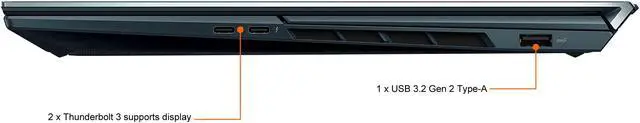Alt view image 14 of 18 - ASUS Laptop Zenbook Pro Duo Intel Core i7 10th Gen 10870H (2.20 GHz) 16 GB Memory 1 TB PCIe SSD NVIDIA GeForce RTX 3070 Laptop GPU 15.6" 4K/UHD Touchscreen Windows 10 Pro 64-bit UX582LR-XS74T