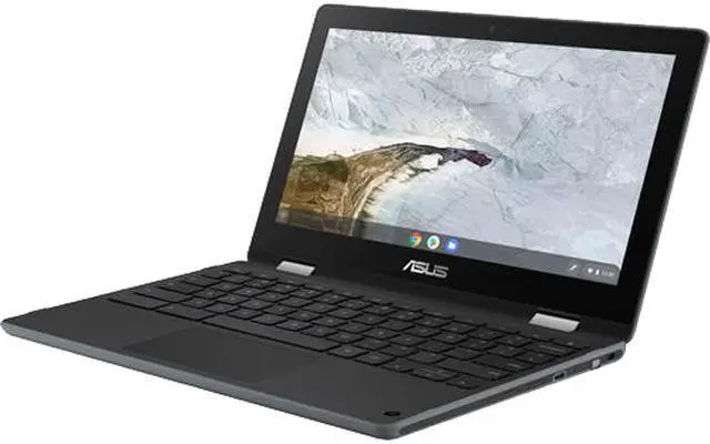 Main image of ASUS Chromebook Flip C214MA-C1R-CA Chromebook Intel Celeron N4020 (1.10 GHz) 4 GB Memory 32 GB eMMC SSD 11.6" Touchscreen Chrome OS