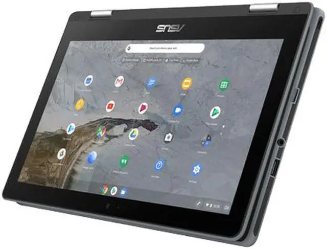 Alt view image 7 of 7 - ASUS Chromebook Flip C214MA-C1R-CA Chromebook Intel Celeron N4020 (1.10 GHz) 4 GB Memory 32 GB eMMC SSD 11.6" Touchscreen Chrome OS