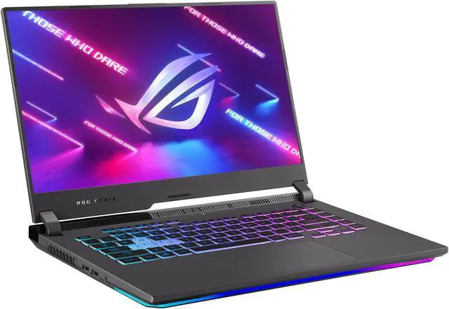 Alt view image 5 of 17 - ASUS ROG Strix G15 (2021) Gaming Laptop, 15.6" 300Hz IPS Type FHD Display, NVIDIA GeForce RTX 3050 Ti, AMD Ryzen 7 5800H, 16GB DDR4, 1TB PCIe NVMe SSD, RGB Keyboard, Windows 10, G513QE-ES76