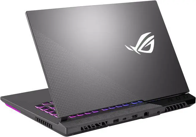 Alt view image 15 of 17 - ASUS ROG Strix G15 (2021) Gaming Laptop, 15.6" 300Hz IPS Type FHD Display, NVIDIA GeForce RTX 3060, AMD Ryzen 9 5900HX, 16GB DDR4, 512GB PCIe NVMe SSD, RGB Keyboard, Windows 10, G513QM-EB94