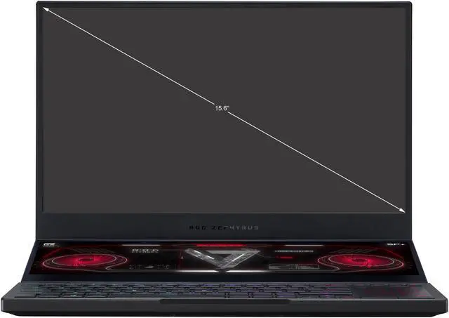 Alt view image 2 of 18 - ASUS ROG Zephyrus Duo SE 15 - 15.6" 300 Hz IPS - AMD Ryzen 9 5980HX - NVIDIA GeForce RTX 3060 - 16 GB DDR4 - 1 TB SSD - Win 10 - Per-Key RGB Keyboard - Gaming Laptop (GX551QM-ES96)