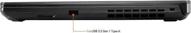 Alt view image 12 of 18 - ASUS TUF Gaming F15 - 15.6" 144 Hz IPS - Intel Core i7-11800H - GeForce RTX 3050 Ti - 16 GB DDR4 - 512 GB SSD - Win 10 - Wi-Fi 6 - Gaming Laptop (TUF506HE-DS74)
