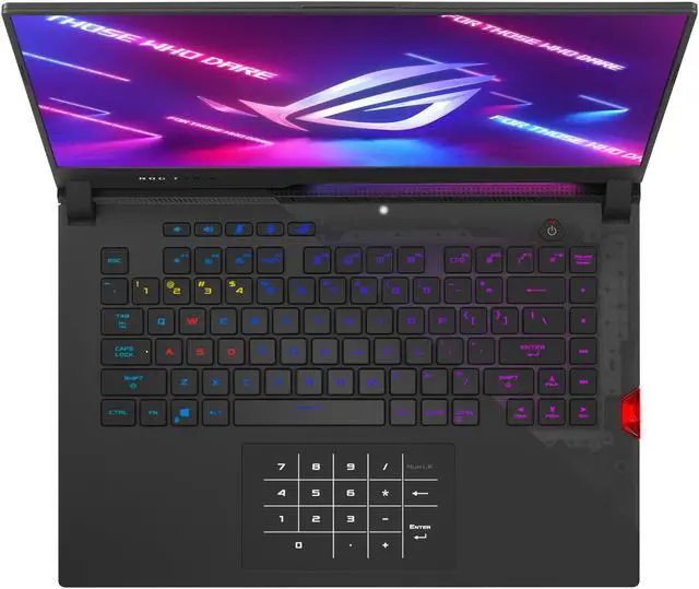 Alt view image 5 of 19 - ASUS ROG Strix Scar 15 (2021) Gaming Laptop, 15.6" 300Hz IPS Type FHD, NVIDIA GeForce RTX 3080, AMD Ryzen 9 5900HX, 16GB DDR4, 1TB NVMe SSD, Opti-Mechanical Per-Key RGB Keyboard, Windows 10 Home, G533QS-DS96