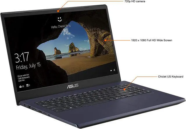 Alt view image 4 of 9 - ASUS Laptop VivoBook K571LH-C52P-CA Intel Core i5 10th Gen 10300H (2.50 GHz) 12 GB Memory 512 GB PCIe SSD 32 GB Optane Memory NVIDIA GeForce GTX 1650 15.6" Windows 10 Pro 64-bit