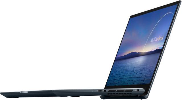 Alt view image 6 of 20 - ASUS ZenBook Pro 15 OLED Ultra-Slim Laptop 15.6" 4K UHD OLED NanoEdge Bezel Touch Display, Intel Core i7-10750H, NVIDIA GeForce GTX 1650 Ti, 16GB RAM, 1TB PCIe SSD, ScreenPad 2.0, Thunderbolt 3, Windows 10 Pro, Pine Grey, UX535LI-IH77T