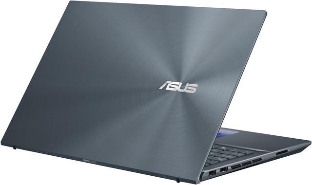 Alt view image 16 of 20 - ASUS ZenBook Pro 15 OLED Ultra-Slim Laptop 15.6" 4K UHD OLED NanoEdge Bezel Touch Display, Intel Core i7-10750H, NVIDIA GeForce GTX 1650 Ti, 16GB RAM, 1TB PCIe SSD, ScreenPad 2.0, Thunderbolt 3, Windows 10 Pro, Pine Grey, UX535LI-IH77T