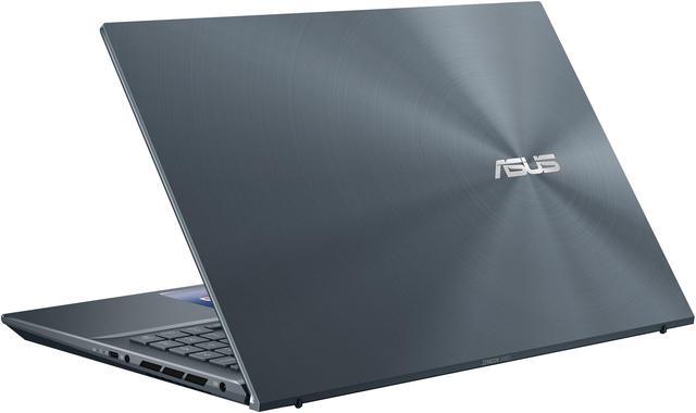Alt view image 18 of 20 - ASUS ZenBook Pro 15 OLED Ultra-Slim Laptop 15.6" 4K UHD OLED NanoEdge Bezel Touch Display, Intel Core i7-10750H, NVIDIA GeForce GTX 1650 Ti, 16GB RAM, 1TB PCIe SSD, ScreenPad 2.0, Thunderbolt 3, Windows 10 Pro, Pine Grey, UX535LI-IH77T