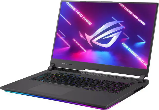 Alt view image 4 of 19 - ASUS ROG Strix G17 (2021) Gaming Laptop, 17.3" 165Hz IPS Type WQHD Display, NVIDIA GeForce RTX 3070, AMD Ryzen 9 5900HX Processor, 16GB DDR4, 1TB PCIe SSD, RGB Keyboard, Windows 10, G713QR-ES96Q