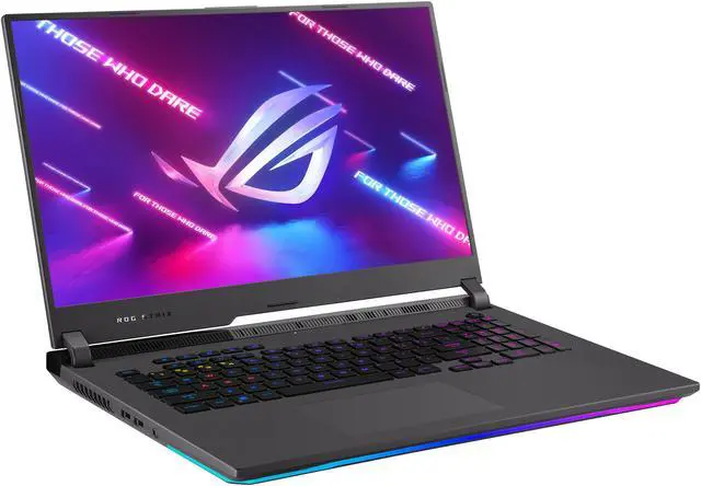 Alt view image 6 of 19 - ASUS ROG Strix G17 (2021) Gaming Laptop, 17.3" 165Hz IPS Type WQHD Display, NVIDIA GeForce RTX 3070, AMD Ryzen 9 5900HX Processor, 16GB DDR4, 1TB PCIe SSD, RGB Keyboard, Windows 10, G713QR-ES96Q