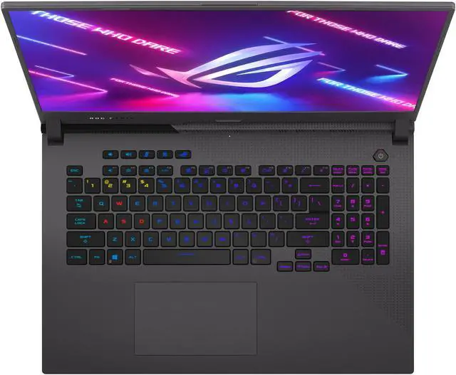 Alt view image 7 of 19 - ASUS ROG Strix G17 (2021) Gaming Laptop, 17.3" 165Hz IPS Type WQHD Display, NVIDIA GeForce RTX 3070, AMD Ryzen 9 5900HX Processor, 16GB DDR4, 1TB PCIe SSD, RGB Keyboard, Windows 10, G713QR-ES96Q
