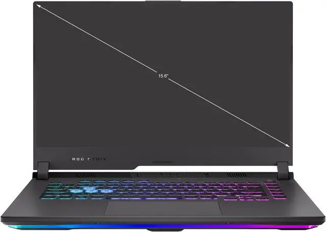 Alt view image 2 of 17 - ASUS ROG Strix G15 (2021) Gaming Laptop, 15.6" 300Hz 3ms IPS Type FHD Display, NVIDIA GeForce RTX 3060, AMD Ryzen 7 4800H, 16GB DDR4, 512GB PCIe SSD, RGB Keyboard, Windows 10, G513IM-EB74