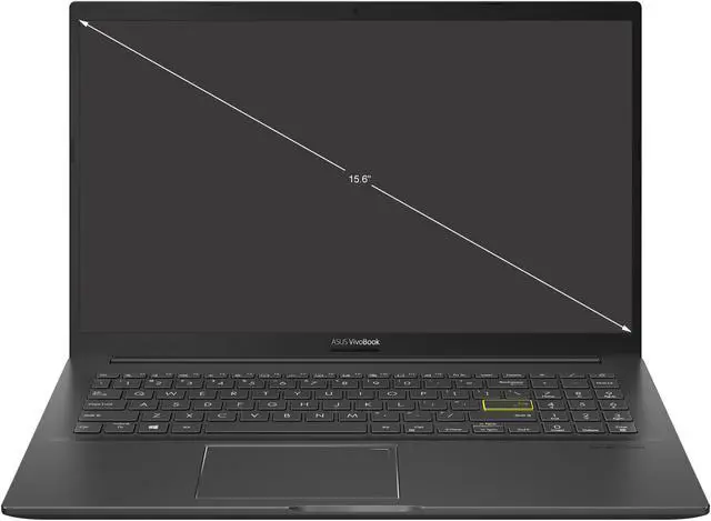 Alt view image 2 of 19 - ASUS VivoBook 15 OLED K513 Laptop, 15.6" OLED Display, Intel i7-1165G7 CPU, NVIDIA GeForce MX350 GPU, 8GB RAM, 512GB PCIe SSD, Fingerprint Reader, Windows 10 Home, Indie Black, K513EQ-NB74