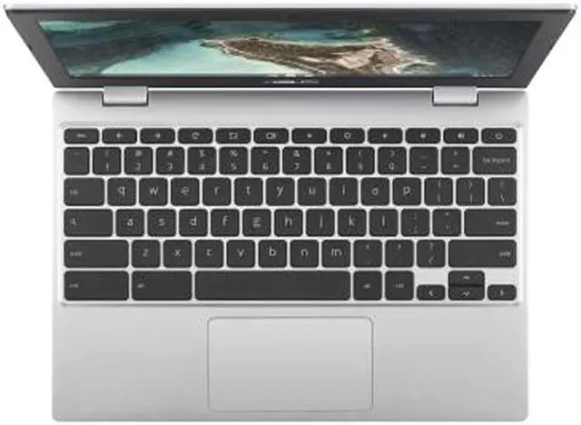 Alt view image 8 of 11 - ASUS CX1100CNA-Q1-CB Chromebook Intel Celeron N3350 (1.1 GHz) 4 GB Memory 32 GB SSD 11.6" Chrome OS