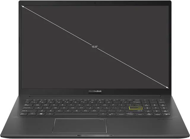 Alt view image 2 of 9 - ASUS VivoBook 15 OLED K513 Thin & Light Laptop, 15.6" OLED Display, Intel i7-1165G7 CPU, NVIDIA GeForce MX350, 16GB RAM, 512GB PCIe SSD, Fingerprint Reader, Windows 10 Home, Indie Black, K513EQ-PB79