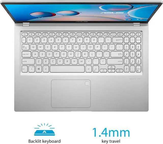 Alt view image 4 of 5 - ASUS VivoBook 15 M515 Thin and Light Laptop, 15.6" IPS FHD Display, AMD Ryzen 5 5500U, 16GB DDR4 RAM, 512GB PCIe SSD, Fingerprint Reader, Windows 10 Home, Silver, M515UA-EB56-SL